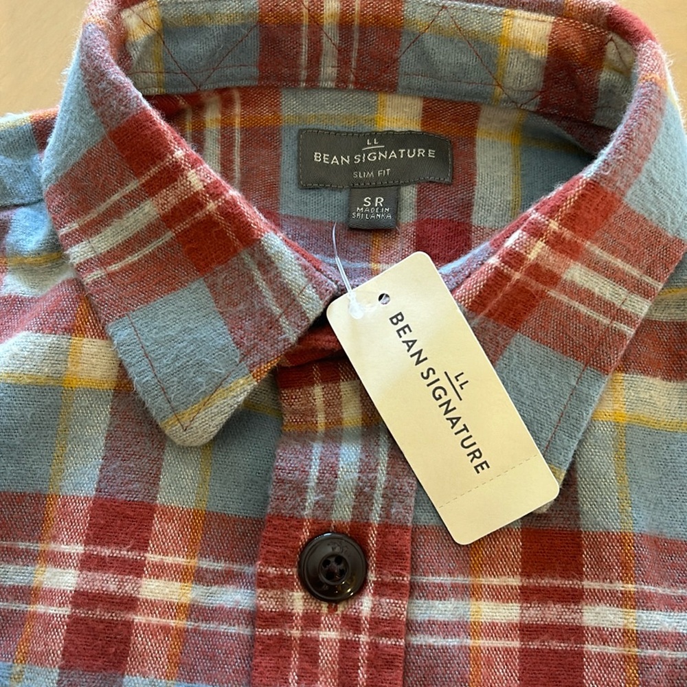 LL Bean flannel shirt